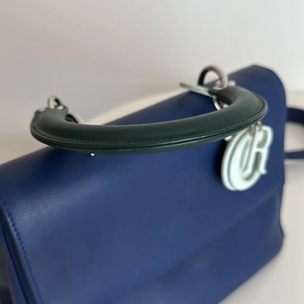 ❌SOLD❌Christian Dior Multicolor Leather Flap Top Handle Bag with Crossbody Strap - Picture 15 of 16